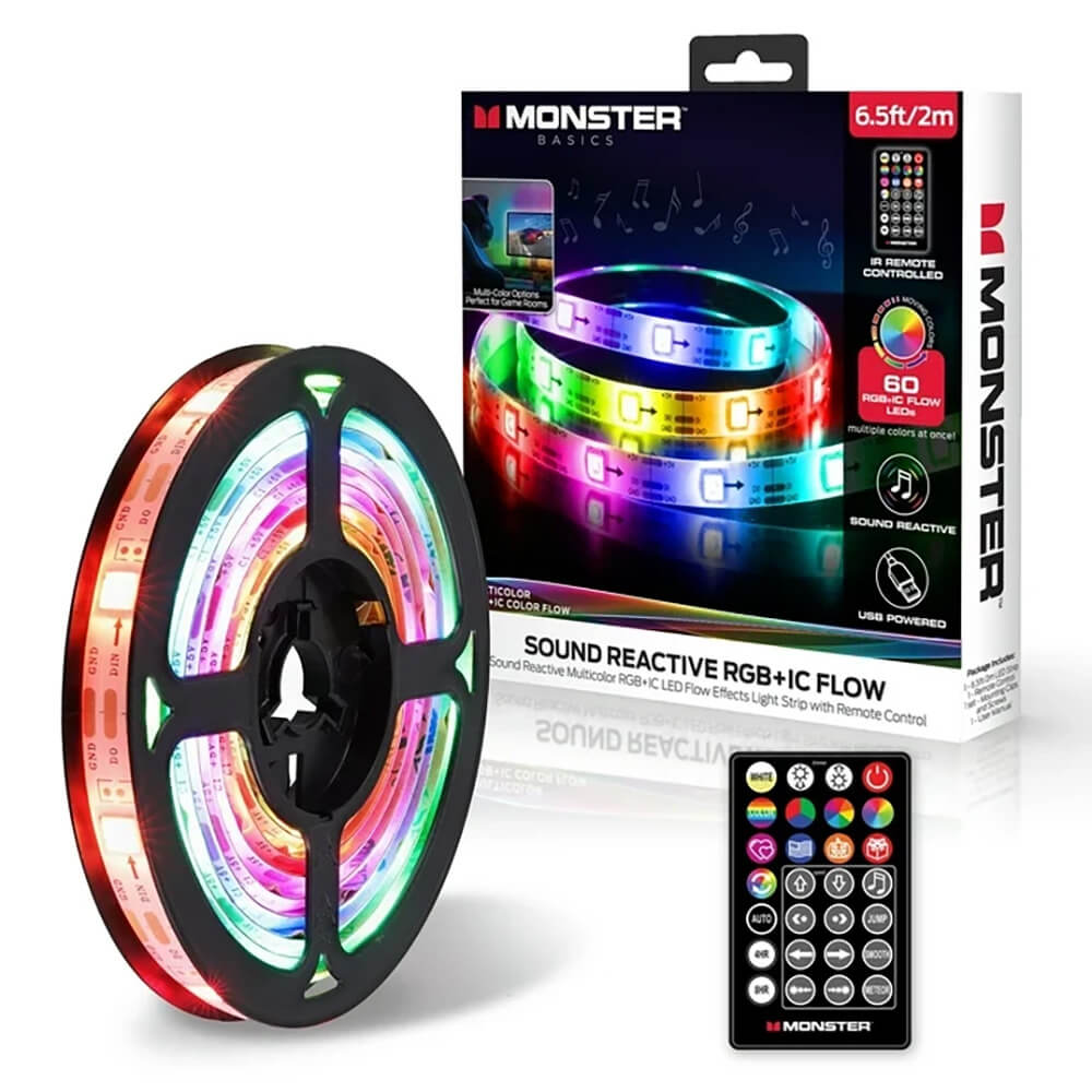 Monster - Sound Reactive RGB+IC LED Strip light