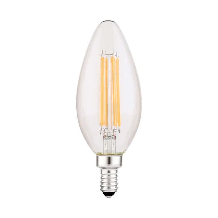 Luxrite - CTC Candle Filament Light Bulb E12 - 8W