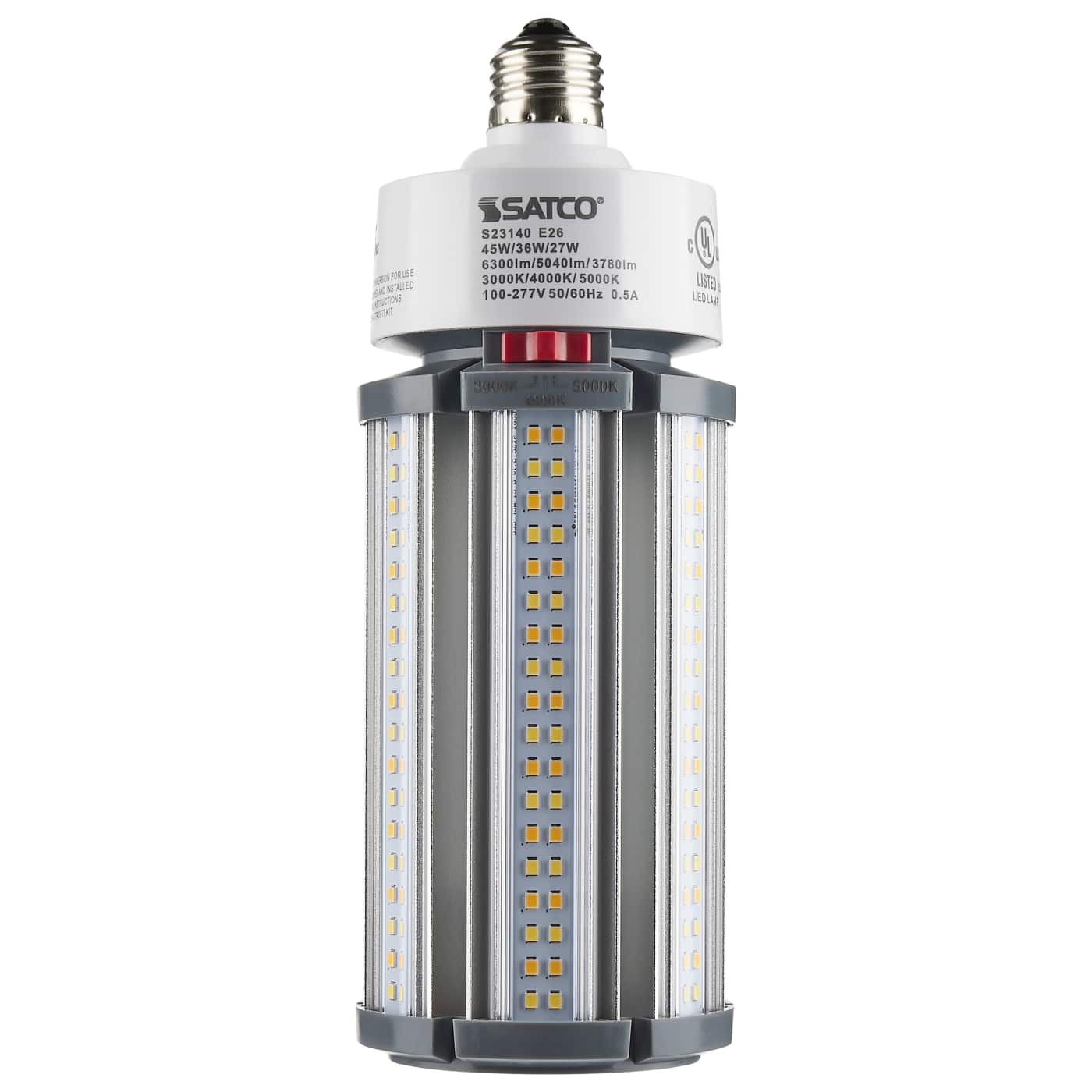 SATCO - Corn Bulb - E26 Base - CCT and Wattage Select