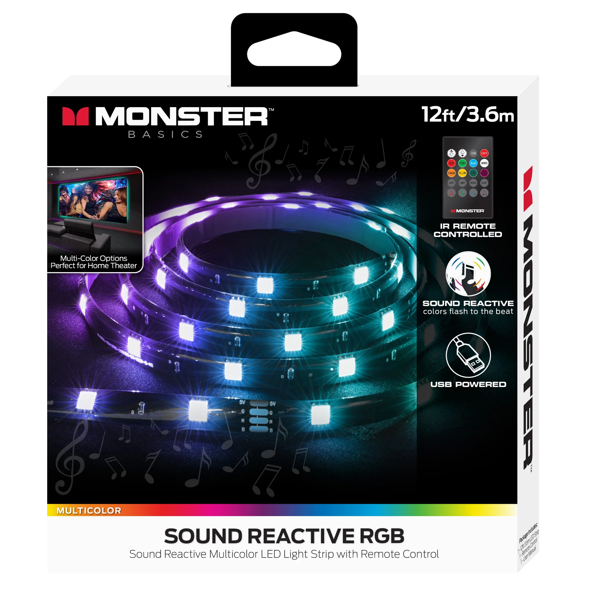 Monster - Multicolor Sound Reactive LED Strip light
