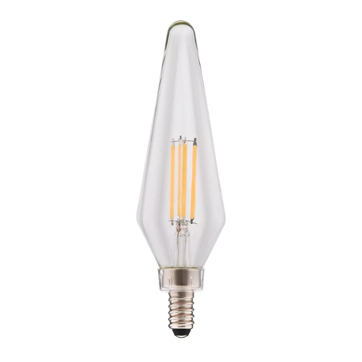 Luxrite - HX10.5 Clear Glass Filament LED Light Bulb E12 - 4.5W