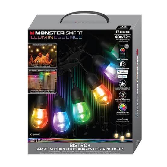 Monster - Bistro+ Smart RGBW+IC Patio String Lights