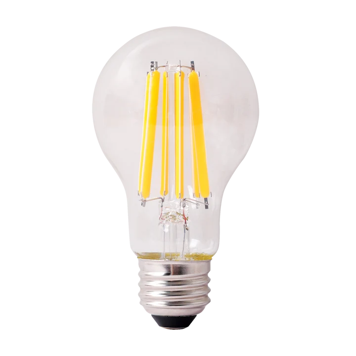 Luxrite - A19 Clear Glass Filament LED Light Bulb E26 - 12W